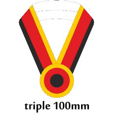 Sashe triple/Schärpe dreifach 100mm